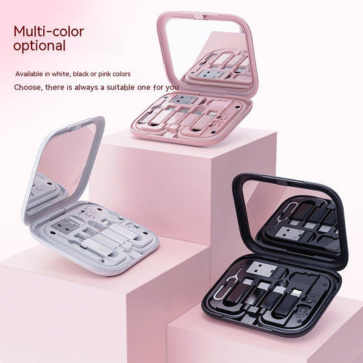 Organizador Multifuncional con Espejo, Cargador y Soporte para Celular - Image 16