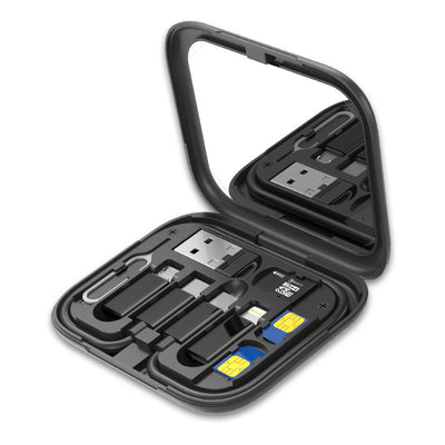 Organizador Multifuncional con Espejo, Cargador y Soporte para Celular - Image 17