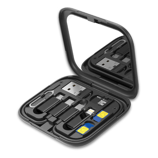 Organizador Multifuncional con Espejo, Cargador y Soporte para Celular - Image 17