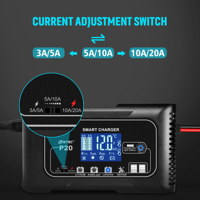 Cargador de Batería Inteligente P20 para Auto y Moto - Image 11