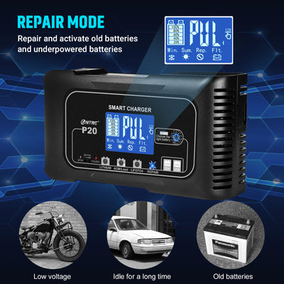 Cargador de Batería Inteligente P20 para Auto y Moto - Image 14