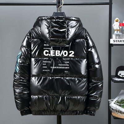 Chaqueta Acolchada de Invierno con Acabado Brillante - Image 17