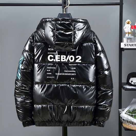 Chaqueta Acolchada de Invierno con Acabado Brillante - Image 17
