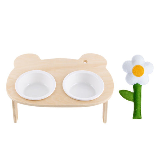 Comedero Elevado para Gatos con Borde Inclinado y Soporte Alto - Image 10