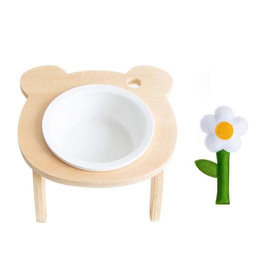 Comedero Elevado para Gatos con Borde Inclinado y Soporte Alto - Image 13