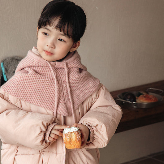 Abrigo Acolchado con Gorro Tejido para Niños - Colección Otoño Invierno - Image 12