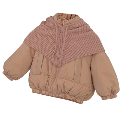 Abrigo Acolchado con Gorro Tejido para Niños - Colección Otoño Invierno - Image 26