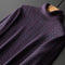 Suéter Cuello Alto de Cashmere para Hombre - Tejido Reforzado Otoño Invierno