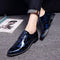 Zapatos de Cuero Brillante para Hombre - Elegancia Formal y Bodas