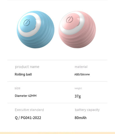 Juguete Interactivo Automático para Gatos - Pelota Rodante Inteligente - Image 3