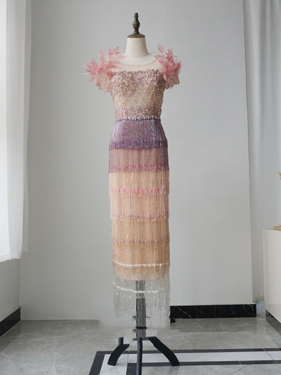 Vestido de Noche Largo Cristal Elegancia Premium - Image 9