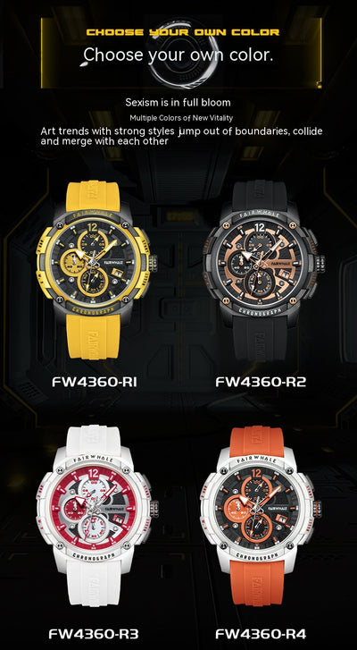 Reloj Multifuncional de Cuarzo para Hombre - Minimalista Resistente al Agua - Image 8