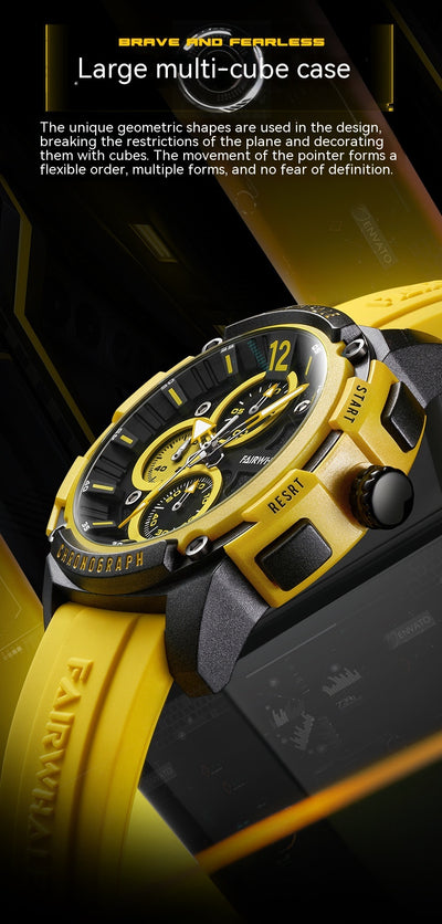 Reloj Multifuncional de Cuarzo para Hombre - Minimalista Resistente al Agua - Image 12