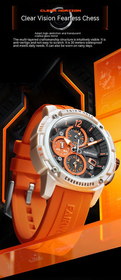 Reloj Multifuncional de Cuarzo para Hombre - Minimalista Resistente al Agua - Image 13