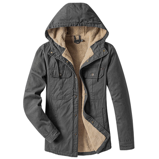 Chaqueta Acolchada con Forro Polar - Abrigo Casual con Capucha para Otoño e Invierno - Image 14