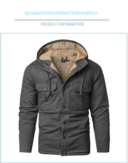 Chaqueta Acolchada con Forro Polar - Abrigo Casual con Capucha para Otoño e Invierno - Image 15
