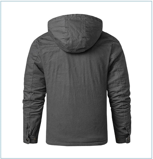 Chaqueta Acolchada con Forro Polar - Abrigo Casual con Capucha para Otoño e Invierno - Image 18