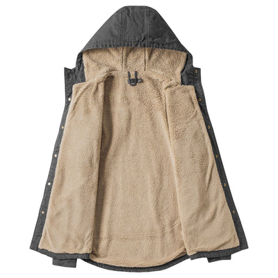 Chaqueta Acolchada con Forro Polar - Abrigo Casual con Capucha para Otoño e Invierno - Image 19