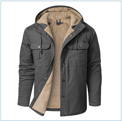 Chaqueta Acolchada con Forro Polar - Abrigo Casual con Capucha para Otoño e Invierno - Image 32