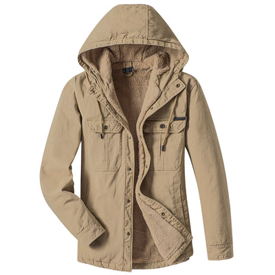 Chaqueta Acolchada con Forro Polar - Abrigo Casual con Capucha para Otoño e Invierno - Image 39