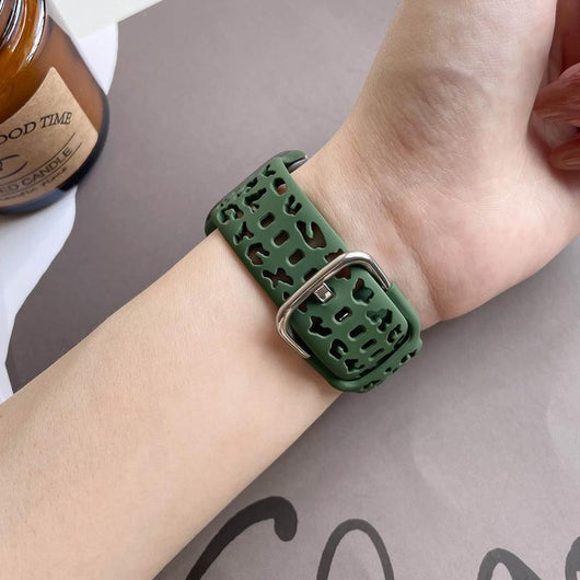 Pulsera Inteligente de Silicona Hueca para Mujer - Image 20