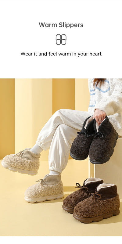 Botas de Invierno Acolchadas con Forro de Algodón - Cómodas y Antideslizantes - Image 29