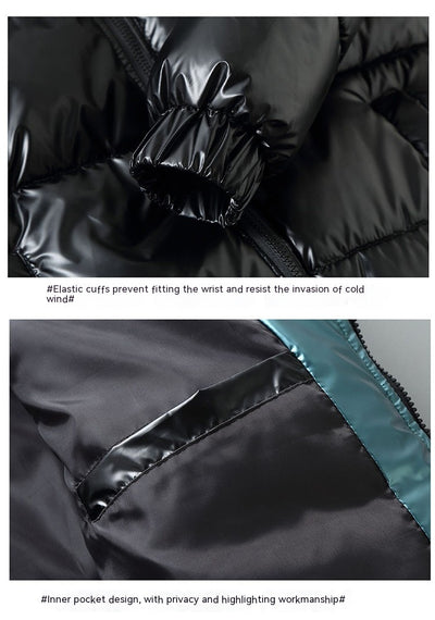 Chaqueta Acolchada de Invierno con Acabado Brillante - Image 25