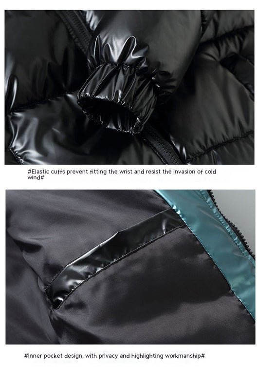 Chaqueta Acolchada de Invierno con Acabado Brillante - Image 25