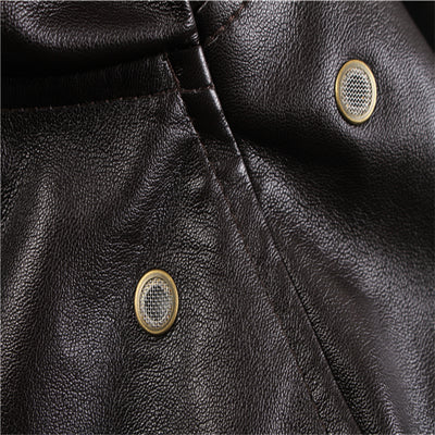 Abrigo de Piloto con Cuello de Piel - Unisex Air Force - Image 15