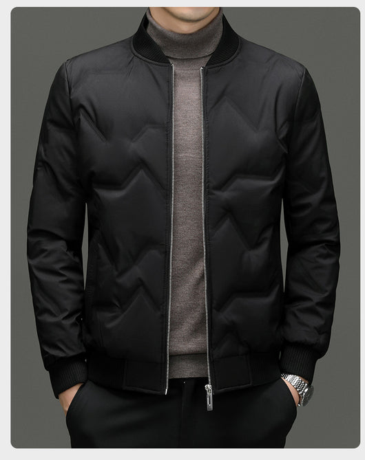 Chaqueta Down 90% Pato Hombre - Abrigo Ejecutivo Ligero y Cálido - Image 8