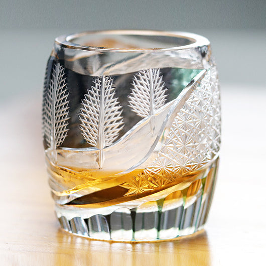 Vaso de Whisky Cristal Tallado a Mano Estilo Edo Lujo Retro - Image 16