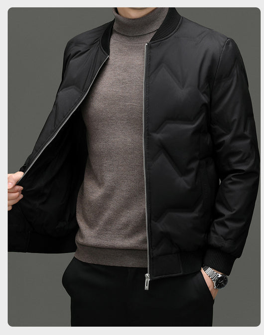Chaqueta Down 90% Pato Hombre - Abrigo Ejecutivo Ligero y Cálido - Image 21