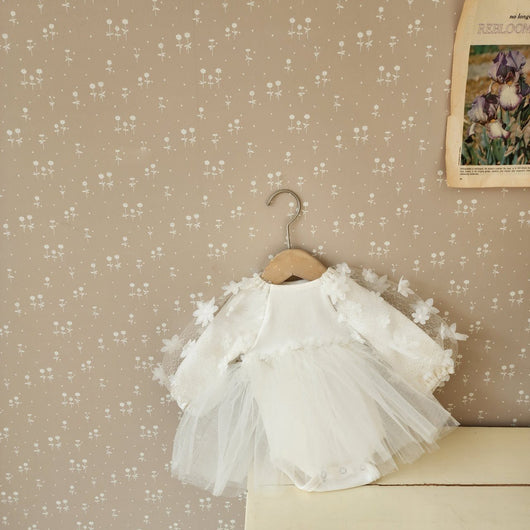 Vestido para Bebé Niña en Algodón con Mangas Puff - Image 26
