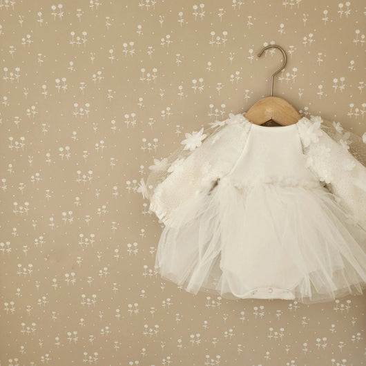 Vestido para Bebé Niña en Algodón con Mangas Puff - Image 30