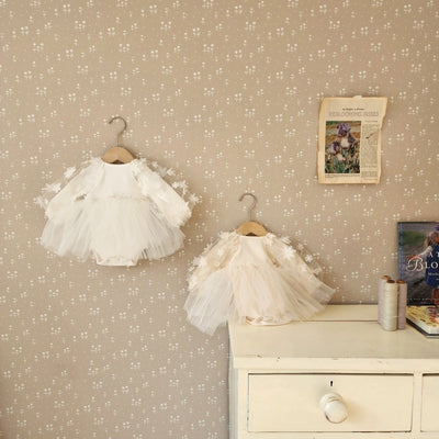Vestido para Bebé Niña en Algodón con Mangas Puff - Image 33