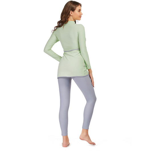 Traje de Baño Conservador Estampado Floral para Mujer - Image 18