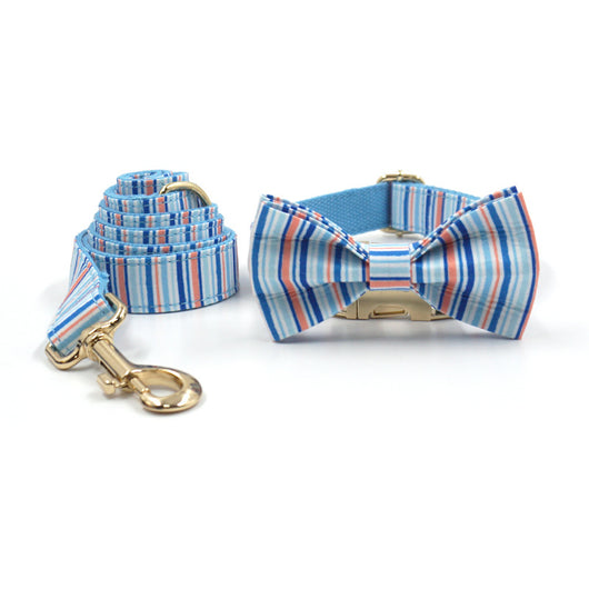 Set de Arnés Pecho y Espalda con Estampado Rayas + Bolsas Desechables para Mascotas - Image 30
