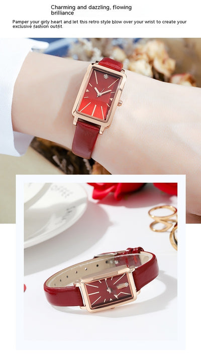 Reloj de Mujer Cuadrado Retro con Estilo Vintage - Image 17