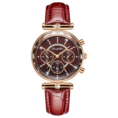 Reloj Casual Impermeable para Mujer con Tres Ojos - Image 12