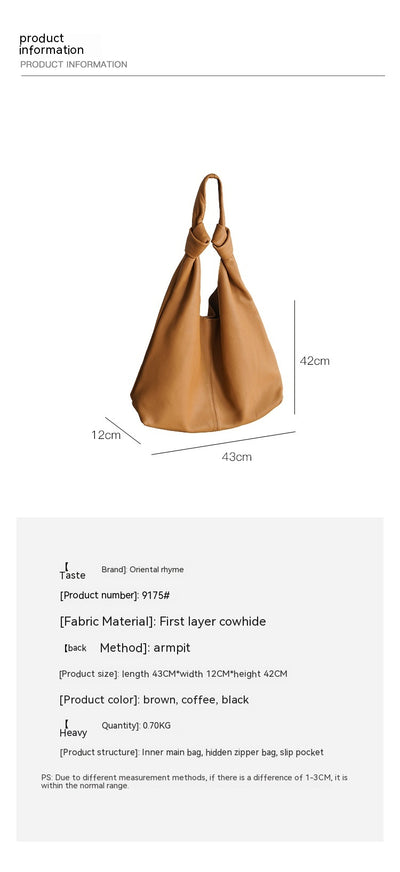Bolso de Cuero para Mujer Estilo Axilar Multiusos - Image 11
