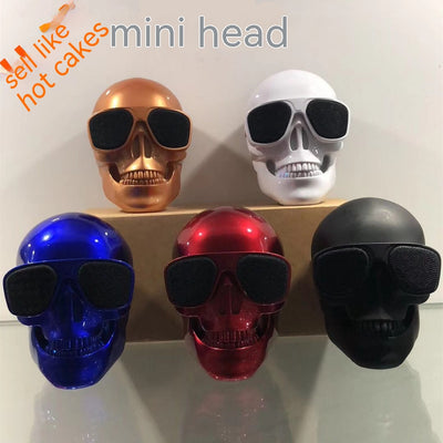 Parlante Bluetooth Portátil Calavera - Diseño Divertido para Exteriores