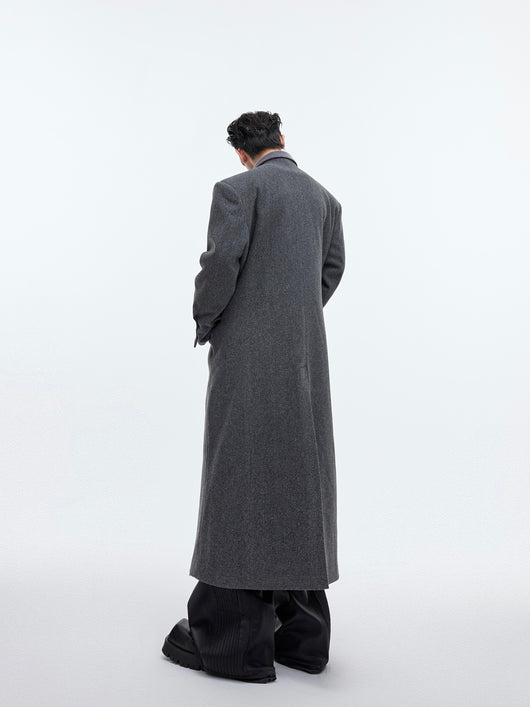 Abrigo Largo Elegante para Hombre - Diseño Over the Knee - Image 9