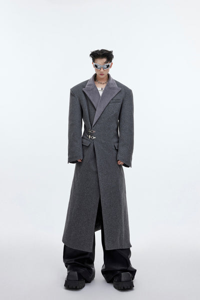 Abrigo Largo Elegante para Hombre - Diseño Over the Knee - Image 12