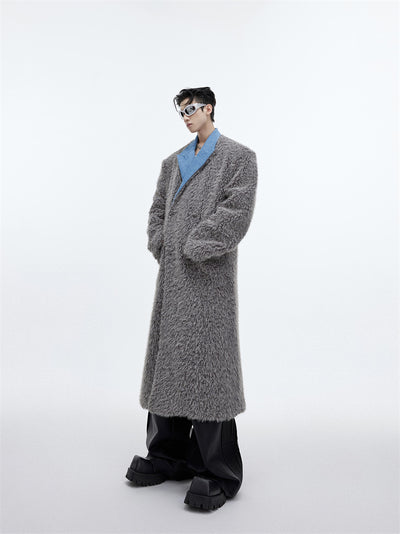 Abrigo Largo de Piel de Visón Impermeable para Hombre - Image 10