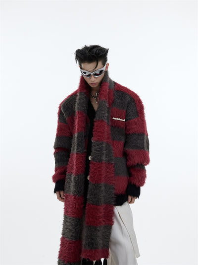 Suéter Navideño Grueso con Bufanda para Hombre - Image 11