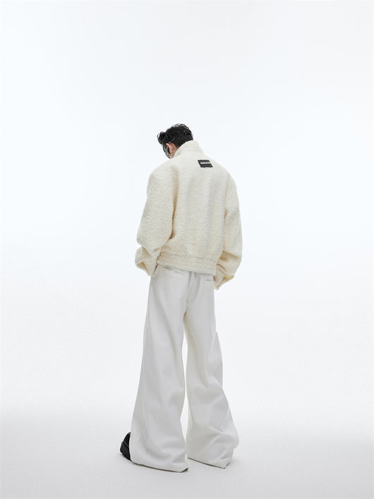 Chaqueta Cropped de Lana con Silueta Elegante para Hombre - Image 7