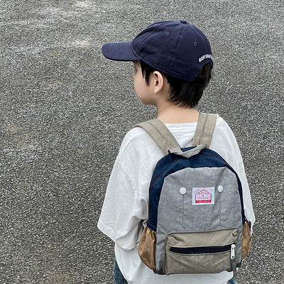 Mochila Infantil de Lona, Simple y Ligera con Protección de Columna para Niños y Niñas - Image 23