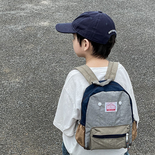 Mochila Infantil de Lona, Simple y Ligera con Protección de Columna para Niños y Niñas - Image 23