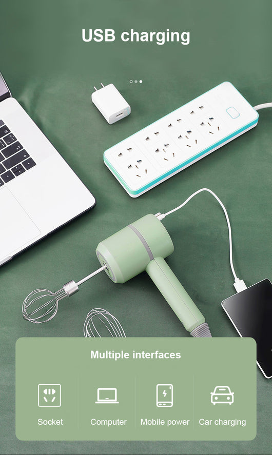 Batidora Eléctrica Inalámbrica Recargable Mini para Repostería - Image 18