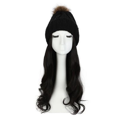 Gorro de Lana con Peluca Desmontable para Mujer - Image 50
